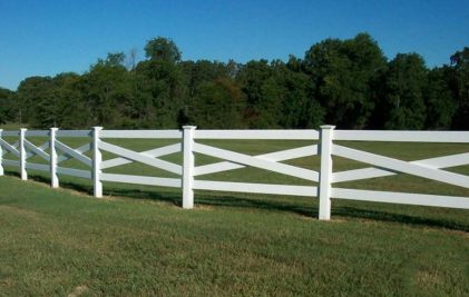 Sunnydale ranch vinyl fence