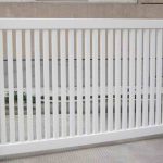 DFS Vinyl Pool Fence, Clearview profile in white, Single Panel