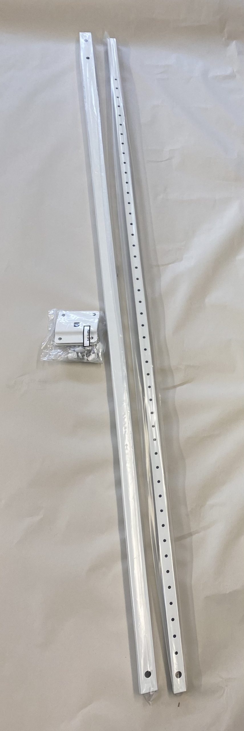Gate Brace WHITE Vinyl - Gate Brace, White (adjustable length)
