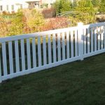 DFS Vinyl Pool Fence, Lakeside profile in white