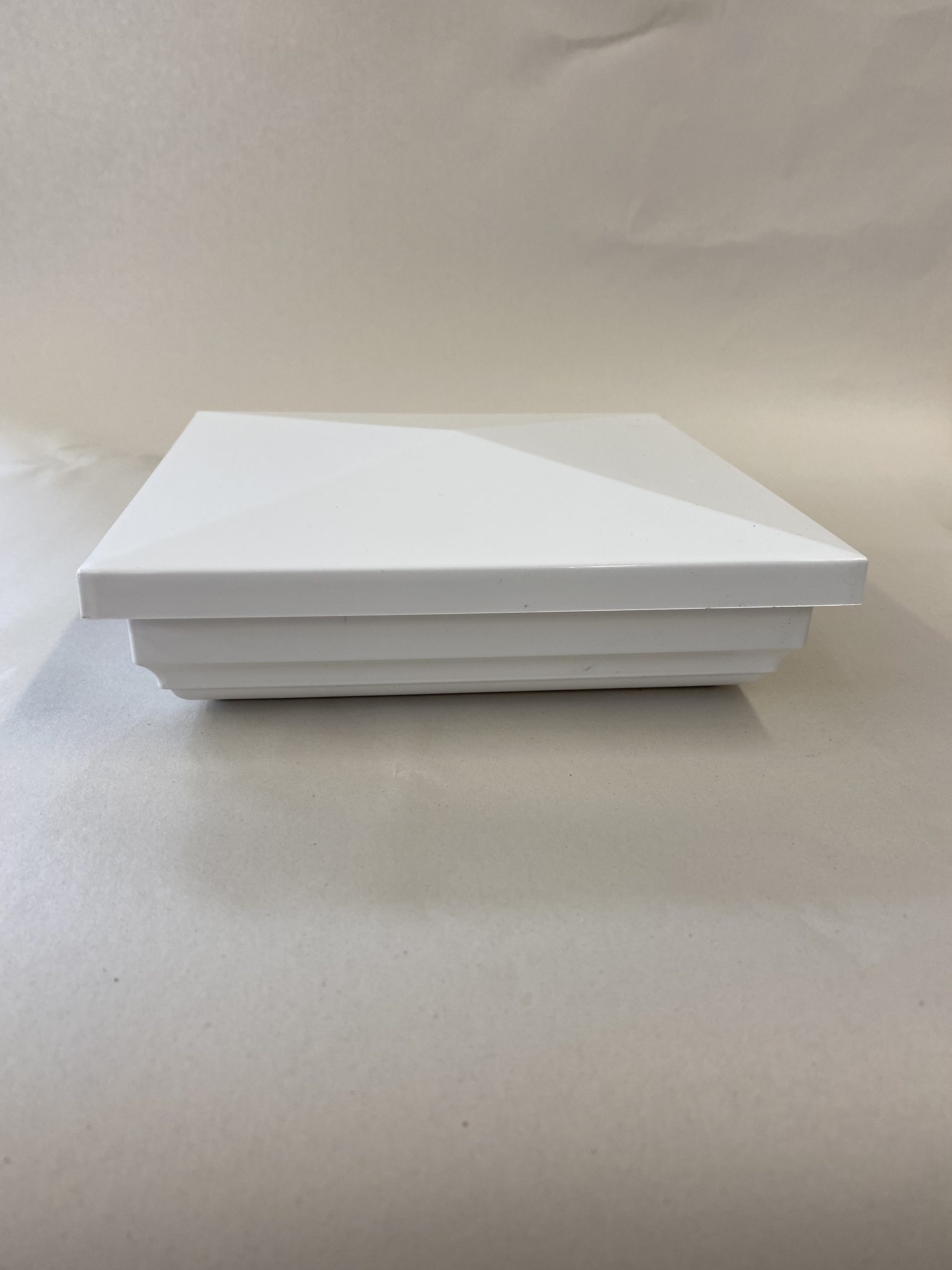 New England Post Cap profile WHITE New England Cap, White, Side profile