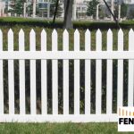 Cloverdale 2 white picket vinyl fence, single panel